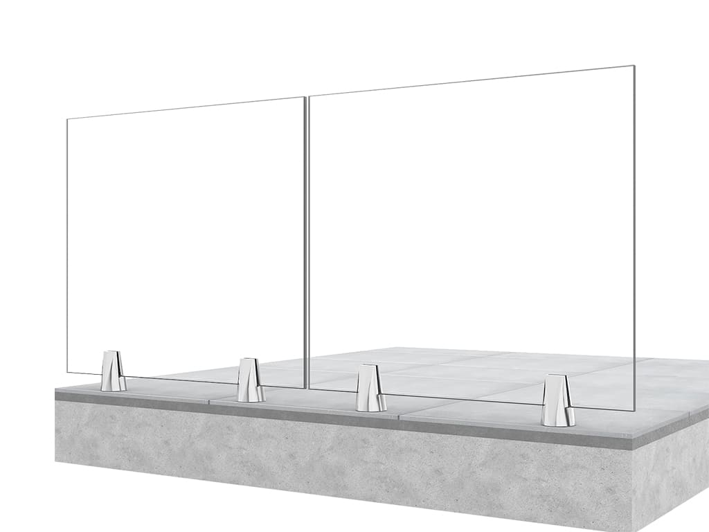 Garde-corps terrasse GLASSFIT CC-780 vue de face